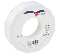 Präsent C.E. Pattberg Marseille Ruban en organza - Blanc - 25 mm 25 m