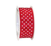 Präsent C.E. Pattberg Mini étoiles Rouge 40 mm x 20 m