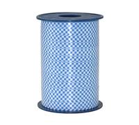 Präsent C.E. Pattberg Rouleau de Bolduc à Carreaux Bleu 10 mm x 250 m
