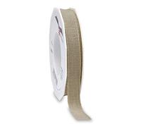 Präsent Leinen Ruban Aspect Jute Taupe x, 15 mm - 15 m