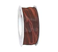 PRÄSENT Lyon Ruban Taffetas avec Fil de Fer Expresso 40 mm-25 m, Soie, Vert Citron