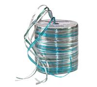 PRÄSENT Raffia50m Blanc, Gris, t? Turquoise