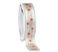 Präsent Rouleau de Ruban décoratif doré 20 m 25 mm