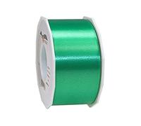 Präsent - Ruban à friser Amérique vert 40 mm de large, 91 m de long