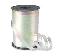 Präsent Ruban à friser, Nylon, Blanc, 10 mm width, 200 m length