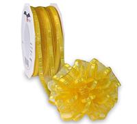 Präsent - Ruban à Tirer Venedig Jaune de 40 mm de Largeur, 25 m de Longueur