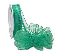 Präsent - Ruban à Tirer Venedig Vert - Largeur : 25 mm - Longueur : 25 m