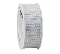 Präsent Ruban de Victoria, Polyester, Blanc, 12 x 12 x 4 cm