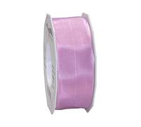Präsent - Ruban taffetas fil fil de fer orchidée 40mm de largeur 25m de long Lyon