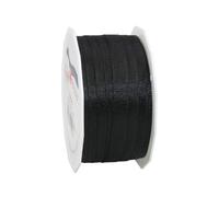 Präsent - Ruban Taffetas Noir Europa Largeur 10 mm Longueur 50 m