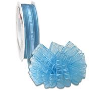 Präsent - Ruban Venedig Bleu Clair 25 mm de Largeur, 25 m de Longueur
