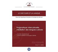 Pragmatique Interculturelle, Médiation Des Langues-Cultures