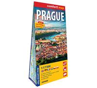 Comfort Map Carte Prague 1/17.500 – grand format laminée – plan de ville