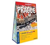 Prague 1/20.000 (carte laminée format poche - plan de ville)