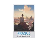 Prague République Tchèque，1000 Pièces Puzzle en Papier Créatif Difficile Grand Puzzle Éducatif Anti-Stress Jouets pour Adultes Enfants Cadeau De Divertissement（38x26cm）-FR41