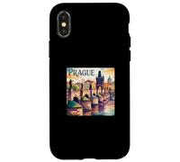 Prague République Tchèque Souvenir Prague Coque pour iPhone X/XS