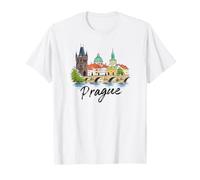 Prague République Tchèque Souvenir Prague T-Shirt
