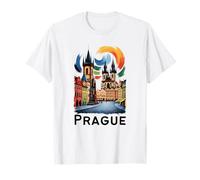 Prague République Tchèque Souvenir Prague T-Shirt