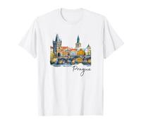 Prague République Tchèque Souvenir Prague T-Shirt