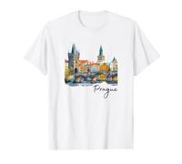 Prague République Tchèque Souvenir Prague T-Shirt Graphique avec Valeur