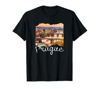 Prague République Tchèque Souvenir Prague T-Shirt Graphique avec Valeur