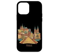 Prague République tchèque Voyage Souvenir City Landmark Cadeau Coque pour iPhone 12 Mini