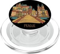 Prague République tchèque Voyage Souvenir City Landmark Cadeau PopSockets PopGrip pour MagSafe
