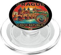 Prague République tchèque Voyage Souvenir Ville Cadeau PopSockets PopGrip pour MagSafe