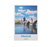 Prague, Tchéquie，Puzzle 1000 Pièces, Convient pour Adultes Et Enfants Puzzle À Partir De 8 Ans ， Jeu D'adresse pour La Famille（75x50cm）-M47