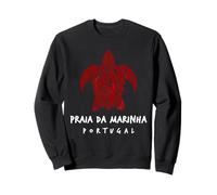 Praia da Marinha Portugal Tortue de mer Tribal Motif océan Sweatshirt