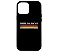 Praia Da Rocha Portugal Rétro Rayures Vintage Voyage Coque pour iPhone 12 Pro Max