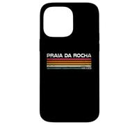 Praia Da Rocha Portugal Rétro Rayures Vintage Voyage Coque pour iPhone 14 Pro Max