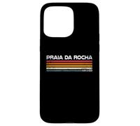 Praia Da Rocha Portugal Rétro Rayures Vintage Voyage Coque pour iPhone 15 Pro Max
