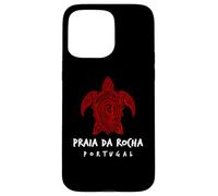 Praia da Rocha Portugal Tortue de mer Tribal Océan Art Design Coque pour iPhone 15 Pro Max
