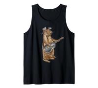 Prairie Dog Hawaiian Country Guitare en Acier drôle Mignon Débardeur