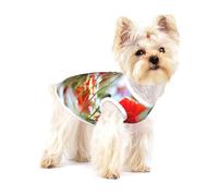 Prairie et Fleurs de Marguerites,T-Shirt sans Manches en Coton pour Animaux de Compagnie, Gilet Respirant, Extensible et Doux,M
