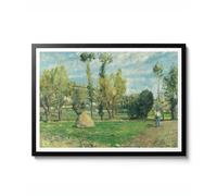 Prairies du Valhermeil Pres Pontoise de Camille Pissarro, 1874 Poster Impressionnisme Paysage Impressionnisme, Décoration murale, Décoration de ferme de campagne, Archival Matte, A3 (impression