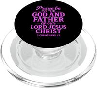 Praise Be to God Father of Jésus Écriture 2 Corinthiens 1:3 PopSockets PopGrip pour MagSafe