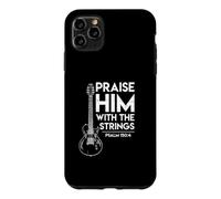 Praise Him Christian Worship Electric Guitar Tees and More Coque pour iPhone 11 Pro Max