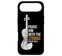 Praise Him with The Strings Psalm 150:4 - Violon Coque pour iPhone Air