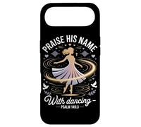 Praise His Name with Dancing Psaum 149:3 Religious Dancing Coque pour iPhone Air
