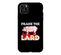 Praise The Holy Lard Funny Pig BBQ Grilling Pork Lover Meme Coque pour iPhone 11 Pro Max