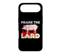 Praise The Holy Lard Funny Pig BBQ Grilling Pork Lover Meme Coque pour iPhone Air