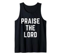 Praise The Lord Christian Faith Jésus Worship Bible Verse Débardeur