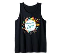 Praise The Lord - Psalm 150:6 Christian Church Worship Color Débardeur