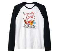 Praise The Lord - Psalm 150:6 Christian Church Worship Color Manche Raglan
