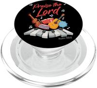 Praise The Lord - Psalm 150:6 Christian Church Worship Color PopSockets PopGrip pour MagSafe