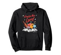 Praise The Lord - Psalm 150:6 Christian Church Worship Color Sweat à Capuche