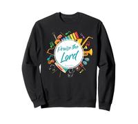 Praise The Lord - Psalm 150:6 Christian Church Worship Color Sweatshirt