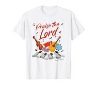 Praise The Lord - Psalm 150:6 Christian Church Worship Color T-Shirt
